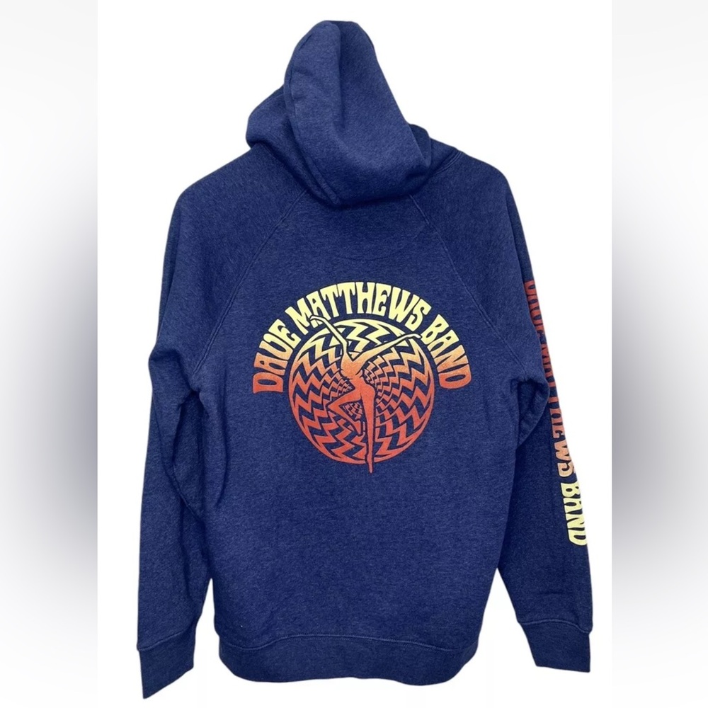 DMB Dave Matthews Band Firedancer Hoodie‎ Small Navy Blue SOLD OUT